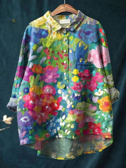 Claire | Blusa de Verano Elegante de Lino