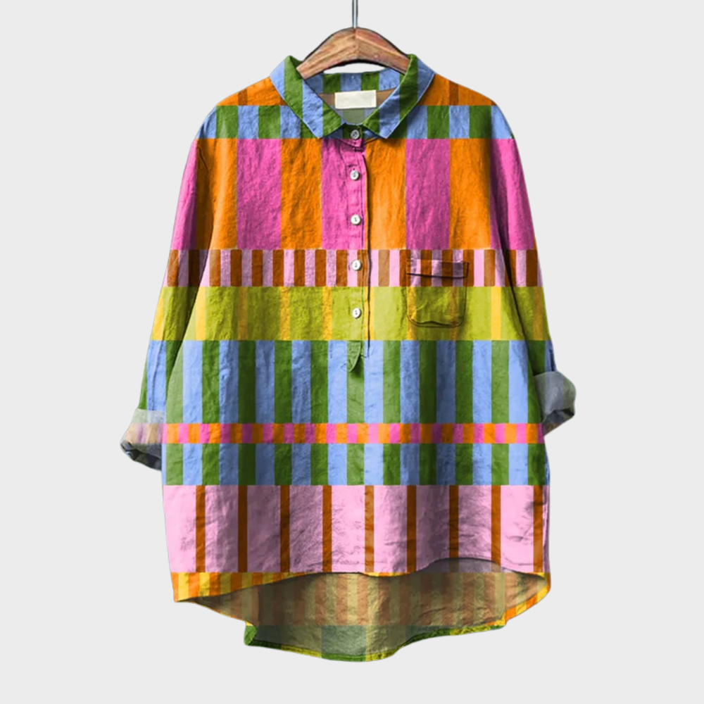 Sophia | Elegant Summer Linen Blouse