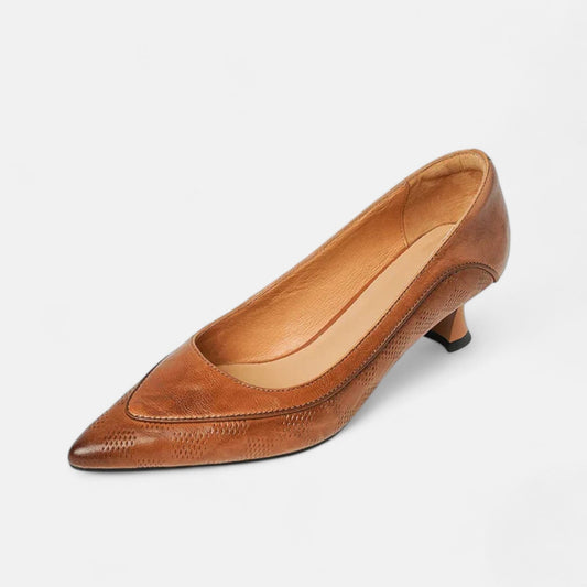 Isabella | Leather Heels