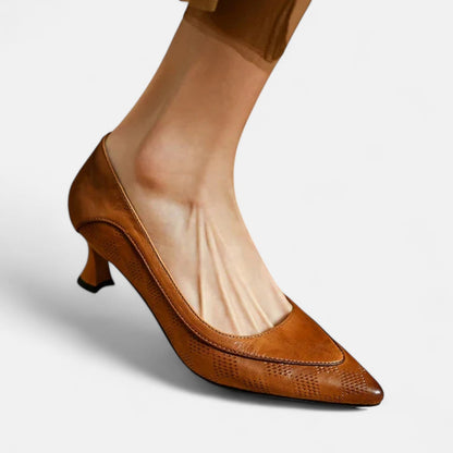 Isabella | Leather Heels