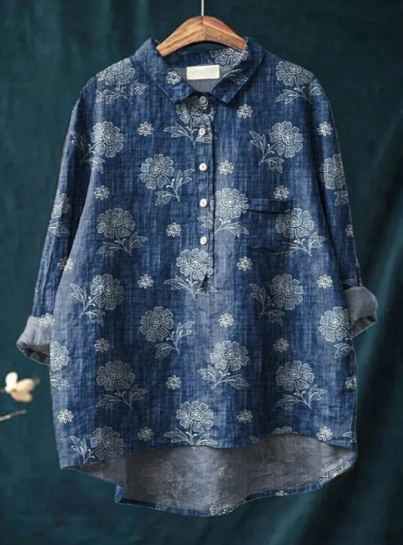 Claire | Blusa de Verano Elegante de Lino