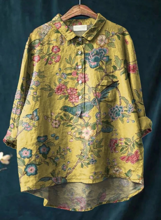 Claire | Blusa de Verano Elegante de Lino