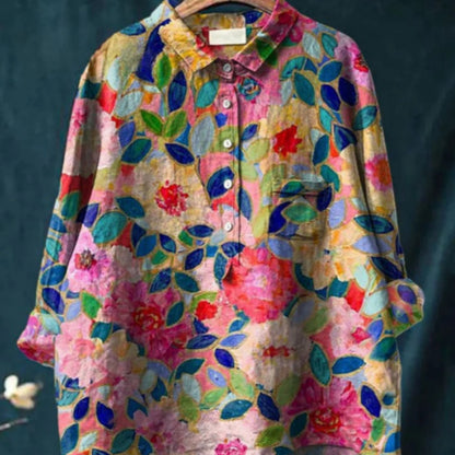 Claire | Blusa de Verano Elegante de Lino