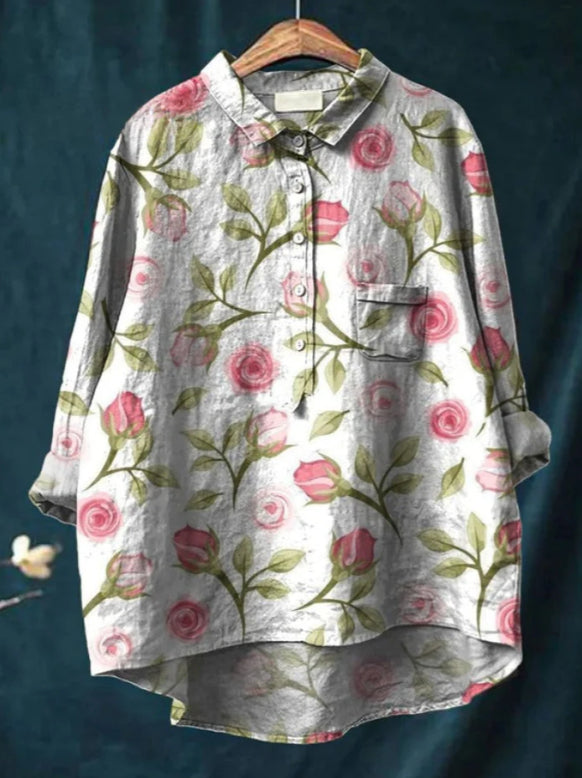 Claire | Blusa de Verano Elegante de Lino